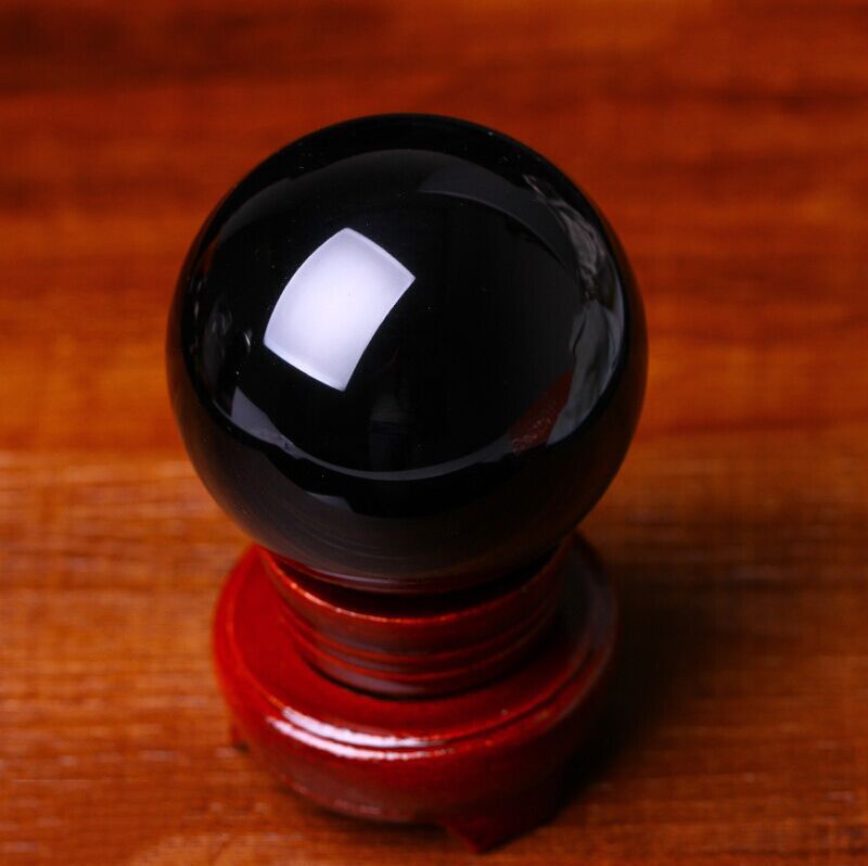 Natural Obsidian Crystal Ball