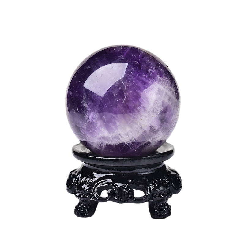 Purple Crystal Ball Polished Gemstone